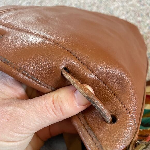 Coach Tan Leather Shoulder Bag - Picture 9 of 14